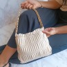 Bolso Beige Corrugado de Mano Mod. 10 2001