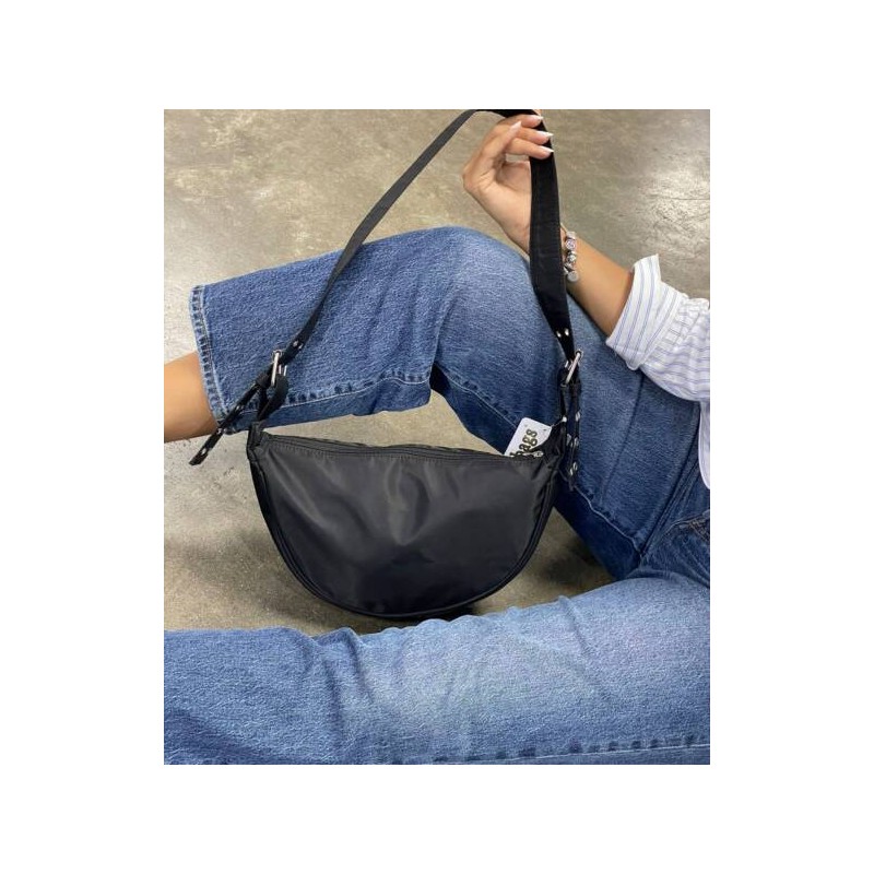 Bolso Bimba Negro con Hebillas Mod. 23 4009