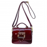 Mini Bolso de Charol Vino con Hebilla Mod. 24 9007