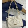Bolsa Morral Latte a Cuadros Asa Cadena 23 9098
