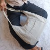 Bolso Casual de Nylon en Latte Mod. 10 14506