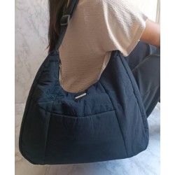 Bolso Casual de Nylon en Negro Mod. 10 14506