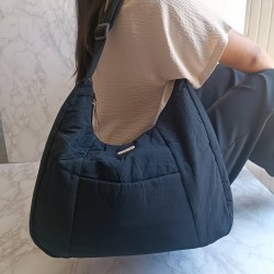 Bolso Casual de Nylon en Negro Mod. 10 14506
