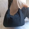 Bolso Casual de Nylon en Negro Mod. 10 14506