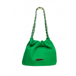 Bolsa Morral Verde Asa Cadena Mod 23 9099