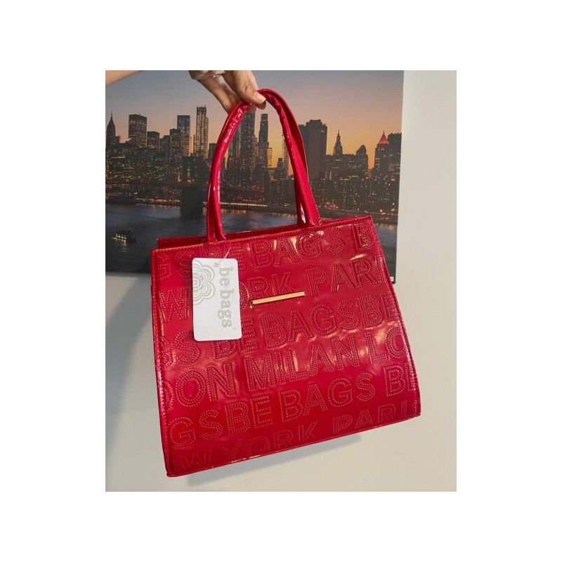 Bolsa de Mano en Charol Rojo Mod. 23 0269