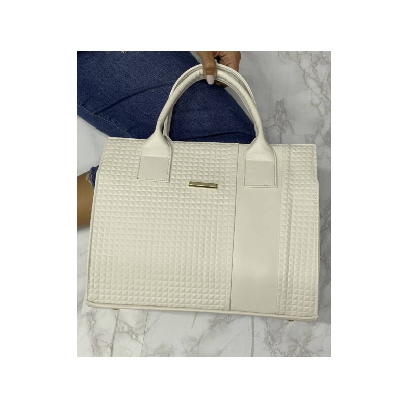 Bolsa Poligono Latte Mod. 23 0270
