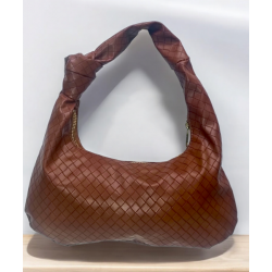 Bolsa Tejida de Mano color Camel Mod. 10 0210