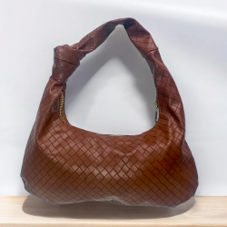 Bolsa Tejida de Mano color Camel Mod. 10 0210