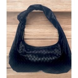 Bolsa Tejida de Mano color Negro Mod. 10 0210