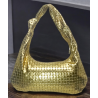 Bolsa Tejida de Mano color Oro Mod. 10 0210