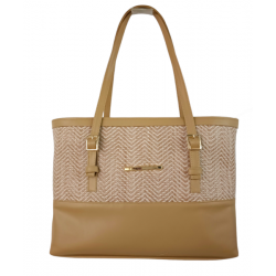 Bolsa Yute Camel con Hebillas Mod. 23 9051