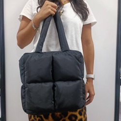 Bolso Abollonado Fiorella Negro Mod. 23 4010