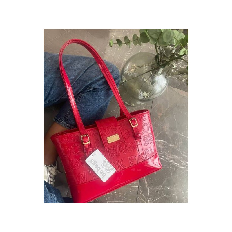 Bolso HC de Charol Rojo Mod. 23 9051