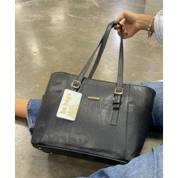 Bolso Negro Aplic Mod. 23 0083