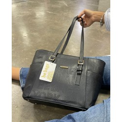 Bolso Negro Aplic Mod. 23 0083