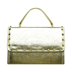 Bolsa Cajita Meteorito Oro Remaches 23 9054