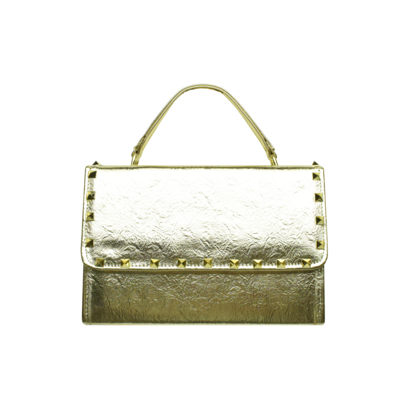 Bolsa Cajita Meteorito Oro Remaches 23 9054