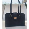Bolsa Acanalado de Dama Negro Mod. 23 9902