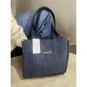 Bolso Casual de Mezclilla Aplic-253 Mod. 23 9055