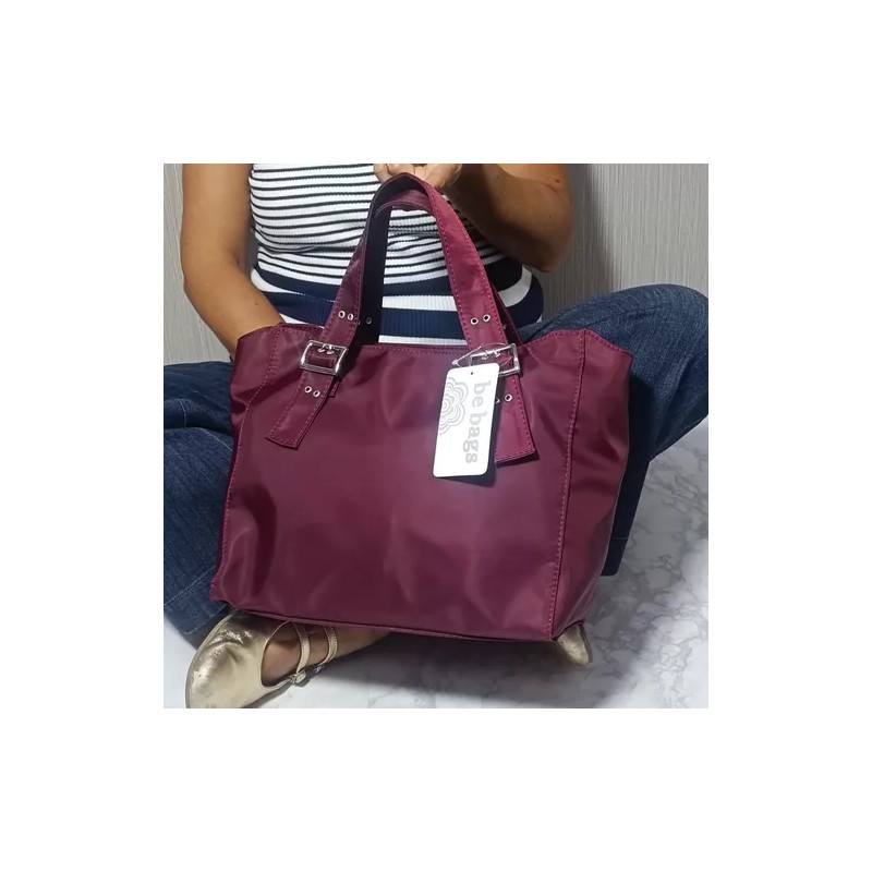 Bolso Bimba Vino con Hebillas Mod. 24 9008