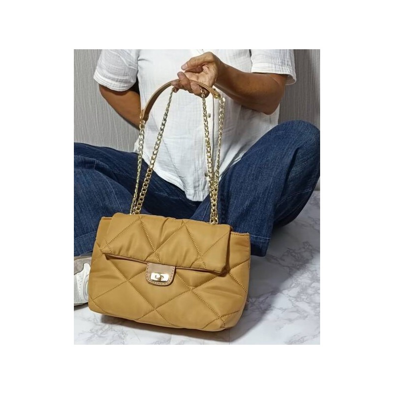 Bolsa Textil Bollón Camel 24 9005