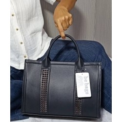 Bolso Negro con Herraje de Picos Mod. 24 8002