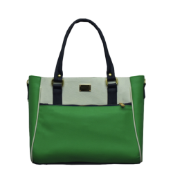 Bolsa Angélica Verde Blanco Azul mod. 103 9005