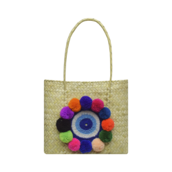 Bolso Petate Ojo Turco Pompom 30 2055