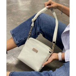 Bolso Bandolero en Color Hueso Mod. 16 0070