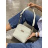 Bolso Bandolero en Color Hueso Mod. 16 0070