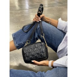 Bolso Bandolero Bollon Negro Mod. 16 0009