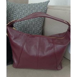 Bolso Cleveland Vino con Doble Hebilla Mod. 24 9009