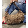 Bolso Durazno con Estampado de Leopardo Mod. 24 9010