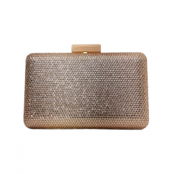 Mini Bolso de Pedrería Oro Rosado Mod. 10 5180