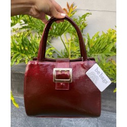 Bolso Casual de Charol Vino Mod. 24 9013