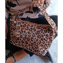 Bolso Leopardo con Doble Hebilla Mod. 24 9009