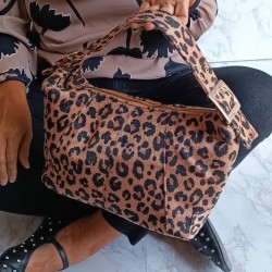 Bolso Leopardo con Doble Hebilla Mod. 24 9009