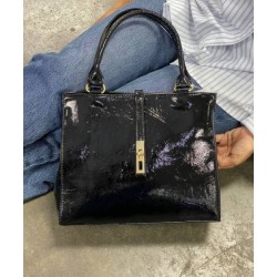 Bolsa Negra de Charol Mod. 24 8005