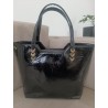 Bolso Grande Charol Ruga Negro Mod. 24 8006