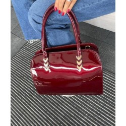 Bolso Nebra Charol color Vino Mod. 24 0215