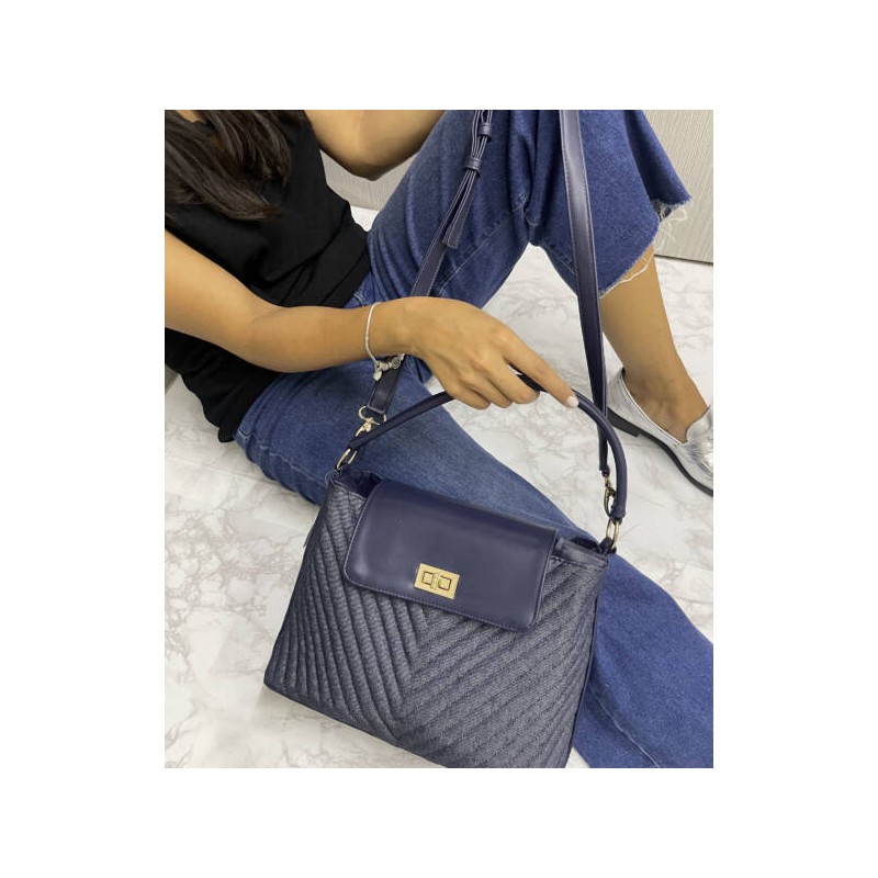 Bolsa de Mano Mezclilla Mod.16 0042