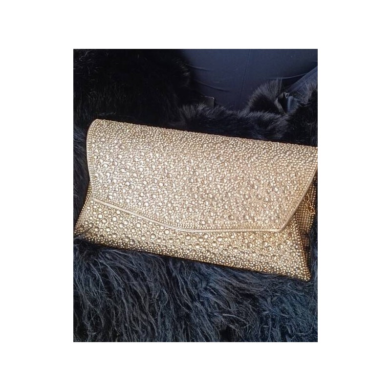 Carterón Oro con Pedrería burbuja Mod. 10 2420